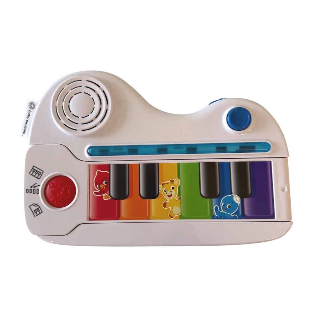 Baby Einstein age 12+ mon Flip & Riff Keytar Musical Guitar & Piano Lights Toy